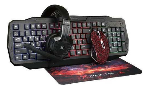 Kit De Teclado Y Mouse Gamer Xtrike Me Cm-400