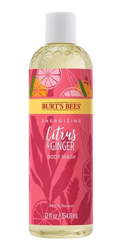 Gel De Baño Burt's Bees Cítricos Y Jengibre 354,8 Ml