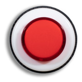 Botão Fliperama Vermelho Pbs29 Kit 10 Peças 