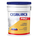 Casablanca Profesional Pro Interior Látex Pintura Color Blanco Mate 20l