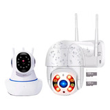 Camara Seguridad Ptz Exterior + 3 Antenas Fullhd + Sd 128gb