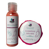 Shampoo Sólido Keratina + Extracto De Ají + Acondicionador