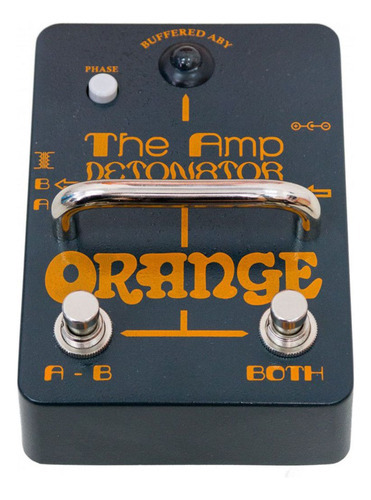 Pedal Orange Amp Detonador Switch Para Guitarra Electrica Color Negro