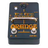 Pedal Orange Amp Detonador Switch Para Guitarra Electrica Color Negro