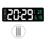 Reloj Digital Pared, Mesa, Bar, Oficina, Luz Led Roja 