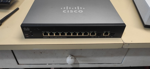 Swit Cisco Gigabit 10 Portas Sg350-10