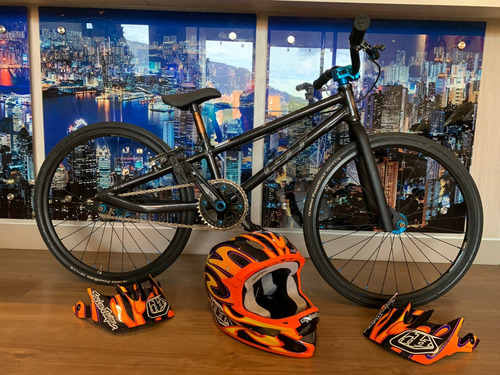 Bmx Bicicleta Gt Mini + Casco Troy Lee