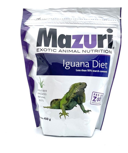 Alimento Para Iguana Mazuri Iguana Diet 450 G