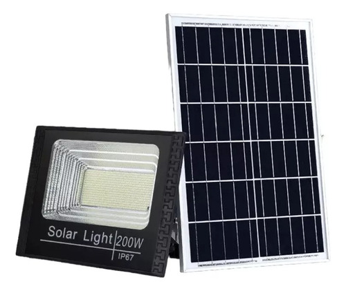 Reflector Solar 200w Maxima Potencia + Control Remoto