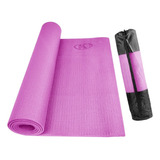 Colchoneta Yoga Mat Pilates Con Bolso De 5mm K6 Color Rosa