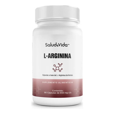 L-Arginina - Aminoácido 621 mg por porción (1 al Día) - 90 Cápsulas - S&V - Sin Gluten y Sin OMG | MercadoLibre