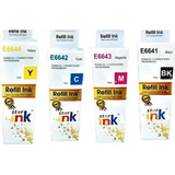 Pack 5 Pzas Tinta Generica T664 L110 L200 L210 L350