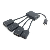 Micro Usb A Usb Cable Otg 4 En 1