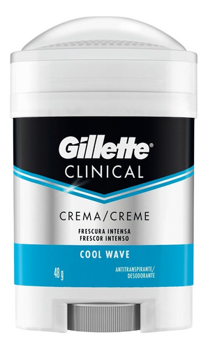 Gillette Clinical En Crema Cool Wave Desodorante 48g Local
