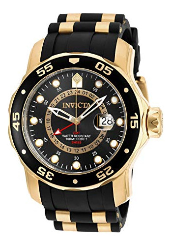 Invicta 6991 Pro Diver Collection Gmt Black Diver Bla Para H