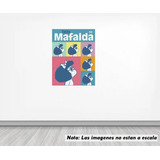 Vinil Sticker Pared 50cm Mafalda Tutta 42