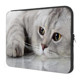 Capa Case Notebook 14 15.6  Personalizado Gatos Cat Felino