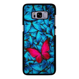 Funda Protector Para Samsung Galaxy Mariposa Animales 003