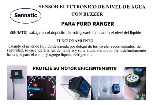 Sensor De Nivel De Agua Ford Ranger Foto 6