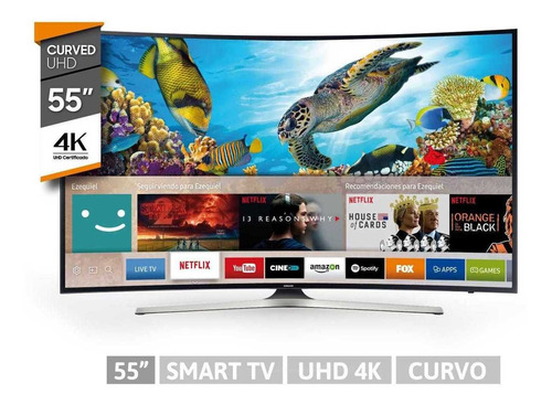 Smart Tv 55 Samsung 55mu6300 Uhd 4k  Curvo
