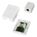 Roseta Rj45 Con Jack Cat5 Incorporado Red Utp Pared