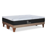 Cama Zen Top Spring  Hybrid Tela Beige King