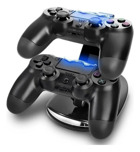 Estación De Carga Dual Joystick Ps4, Cargador Control Ps4 