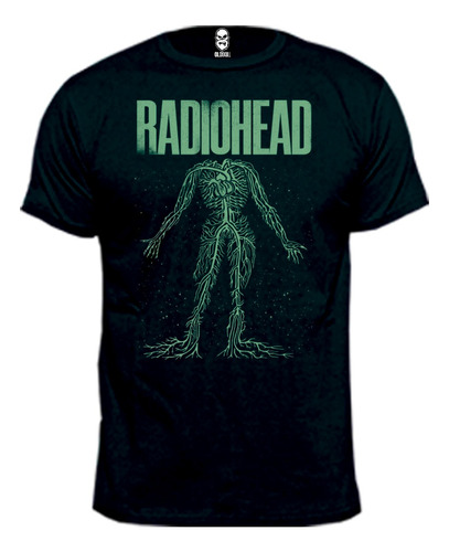 Remera Radiohead Algodón Premium Peinado