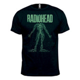 Remera Radiohead Algodón Premium Peinado