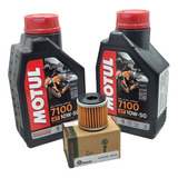 Kit De Afinacion Benelli Tnt250 Trk250 Motul Sintetico 10w50