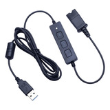 Conector De Desconexión Rápida De Auriculares Cable Qd A