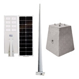 Kit Lámpara Led Solar 100 Watts Premium Alumbrado Público