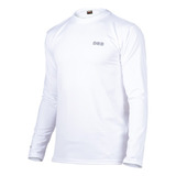 Remera Térmica Mangas Largas Drb Hombre White