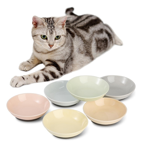 Juego De Cuencos De Ceramica Para Gatos  Cuencos Coloridos