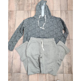 Conjunto Jogging Y Buzo Canguro Hoodie Estampas Varias