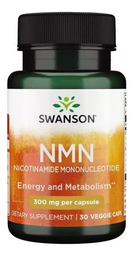 Mononucleotido De Nicotinamida Nmn 300 Mg 30 Cap Swanson