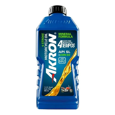 Aceite ParA MOTOR Akron 20w50 1L MINERAL | Envío gratis