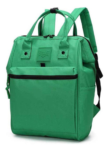 Mochila Cartera Everlast Verde Grande Porta Notebook Urbana