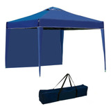 Gazebo Tenda Articulado Chalesco Sanfonada 3x3  + 1 Parede