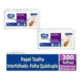 Toalha Excellence Interfolhada C/300 Folhas Quádruplas Elite