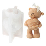 Molde De Silicona Con Forma De Oso Para Hacer Velas, Aromate