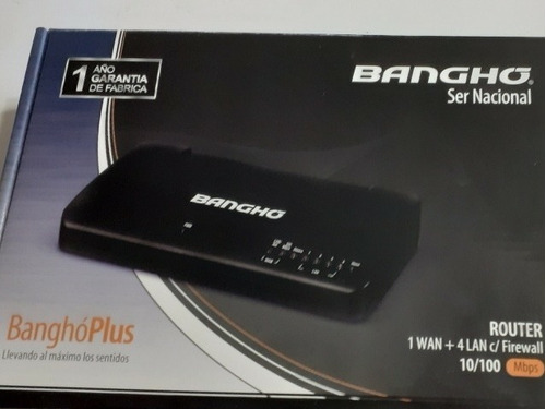  Router Bangho 1wan+4 Lanc/firewall 10/100mbps 