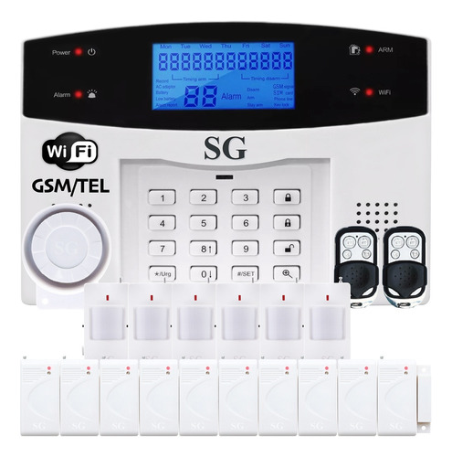 Alarma Wifi Gsm Control App Inalambrica Seguridad Casa