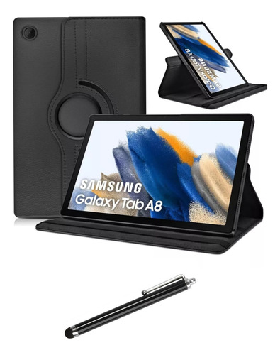 Capa Giratória + Caneta Para Tablet Samsung Galaxy A8 X200