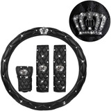 Set Funda Protector Cubrevolante Para Dama Con Diamante 38cm