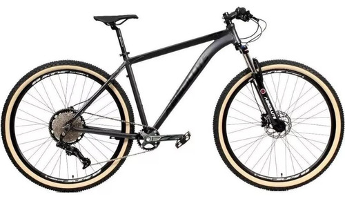 Bike Mtb 29 Absolute 12v Freios Hidráulicos Suspensão Trava Cor Grafite/preto - Nero Tamanho Do Quadro 19