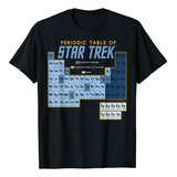 Star Trek La Serie Tabla Periódica Playera