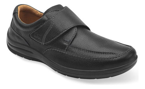 Zapato Casual Confort Negro Piel Flexi