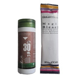 Decolorante Magic Bleach 1 Sobre + Oxidante 75 Ml 30 Vol