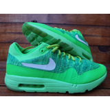 Tenis Nike Airmax 1 Green Volt 27.5cm Originales Usados Poco